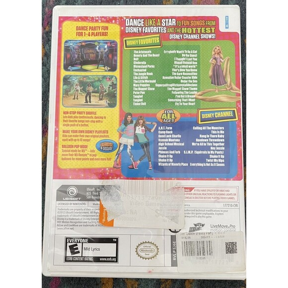 Just Dance: Disney Party - Nintendo Wii Game 2012 - Picture 2 of 4